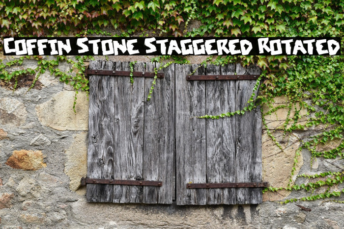 Coffin Stone Staggered Rotated Example 2