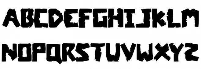 Coffin Stone Staggered फ़ॉन्ट लोअरकेस