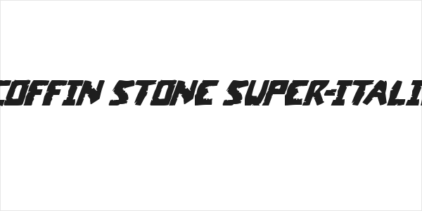 Coffin Stone Super-Italic Logo