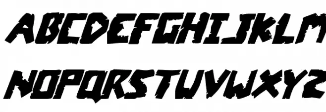 Coffin Stone Super-Italic फ़ॉन्ट लोअरकेस