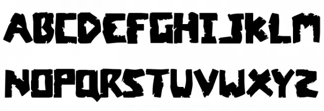 Coffin Stone Schriftart Groß
