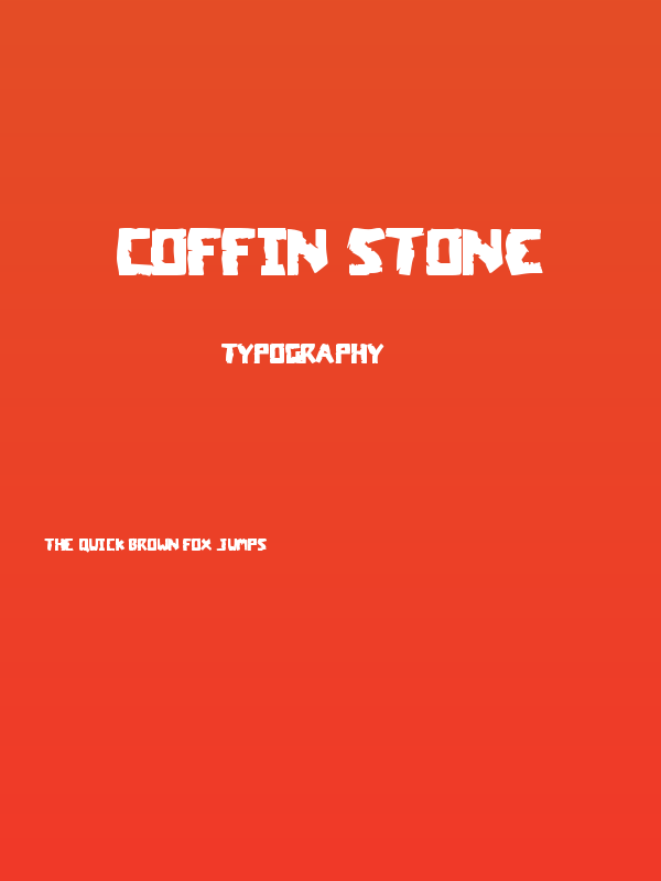 Coffin Stone Poster