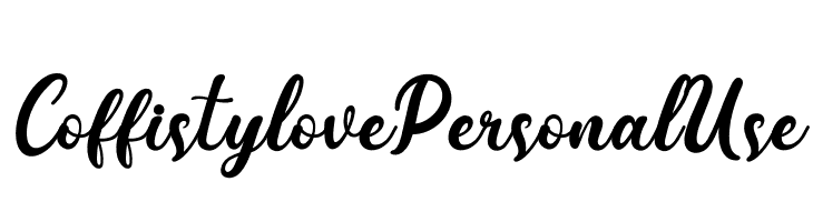Coffistylove Personal Use  免费字体下载