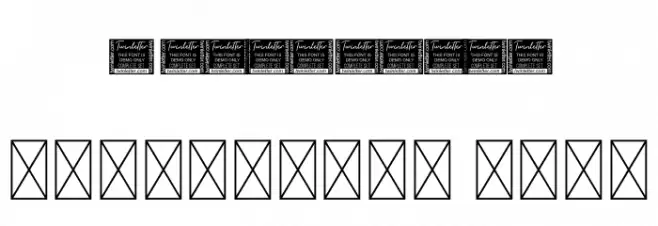 Coffistylove Personal Use Font OTHER CHARS