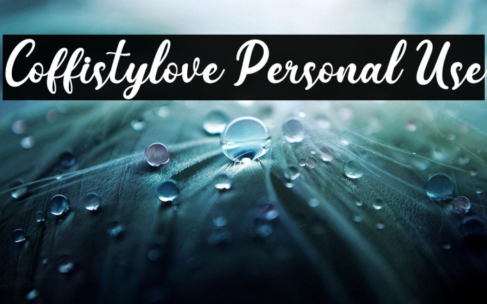 Coffistylove Personal Use Example 3
