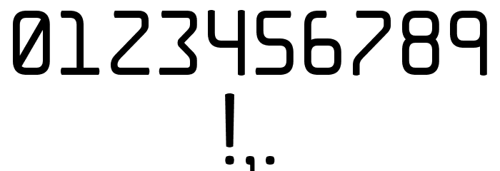 Cogan Curved Font OTHER CHARS