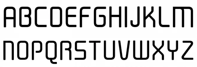Cogan Curved Schriftart Groß