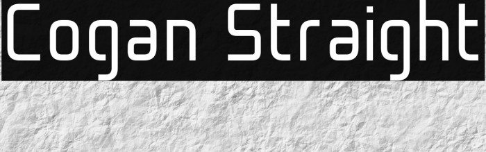 Cogan Straight Example 1