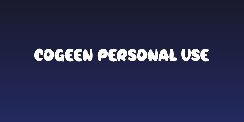 Cogeen Personal Use Social Header