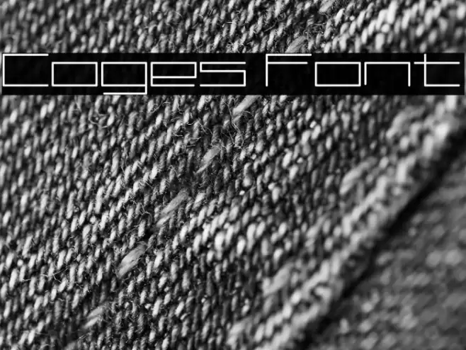 Coges Font examples