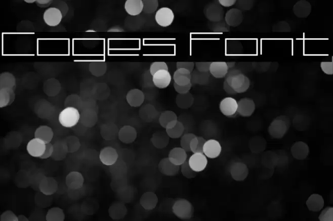 Coges Font examples