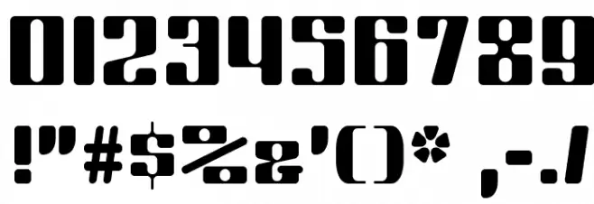 Coggers Tariqa Font OTHER CHARS