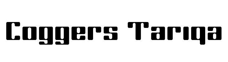 Coggers Tariqa  Descarca Fonturi Gratis