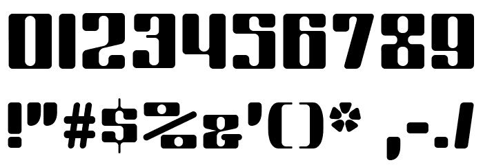 Coggers Tariqa Font OTHER CHARS