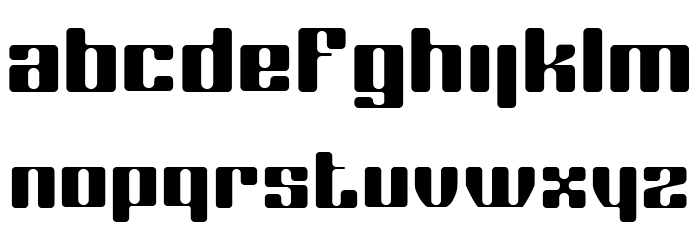 Coggers Tariqa Font LOWERCASE