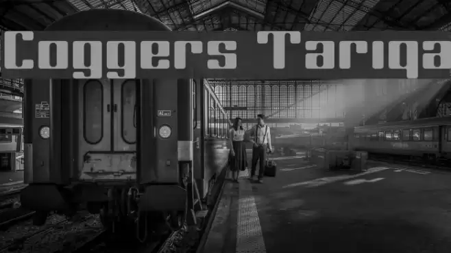 Coggers Tariqa Font examples