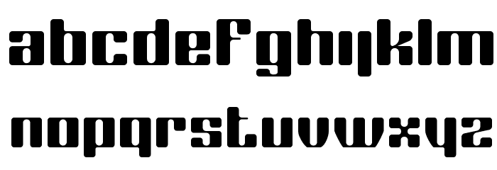 Coggers Tariqa Font LOWERCASE