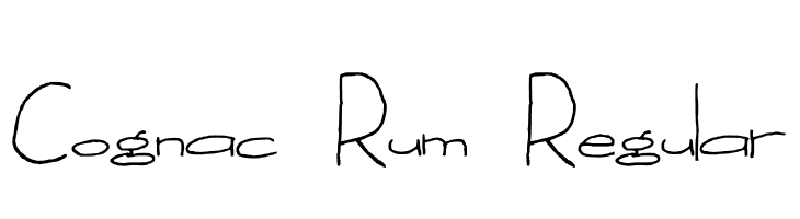 Cognac Rum Regular Fonte