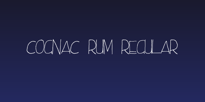 Cognac Rum Regular Social Header