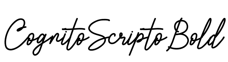 Cognito Scripto Bold  Fuentes Gratis Descargar