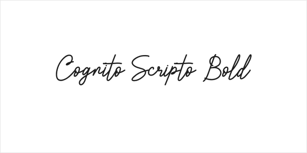 Cognito Scripto Bold Logo