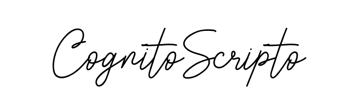 Cognito Scripto  baixar fontes gratis