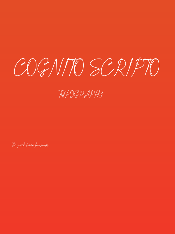 Cognito Scripto Poster