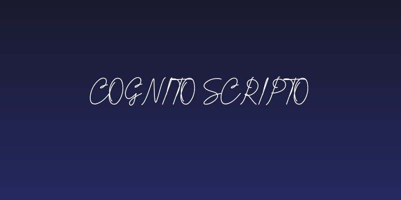 Cognito Scripto Social Header