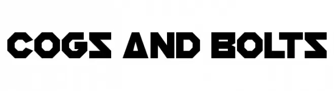 Cogs And Bolts  Free Fonts Download