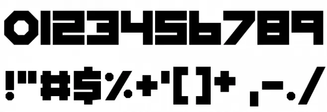 Cogs And Bolts Font OTHER CHARS