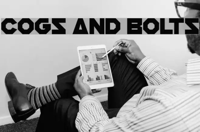 Cogs And Bolts Font examples