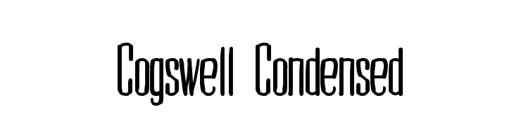 Cogswell Condensed  Frei Schriftart Herunterladen