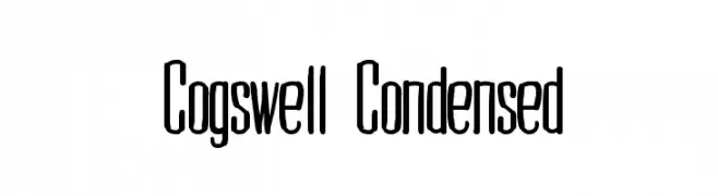Cogswell Condensed  font caratteri gratis