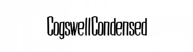 Cogswell Condensed  フリーフォントのダウンロード
