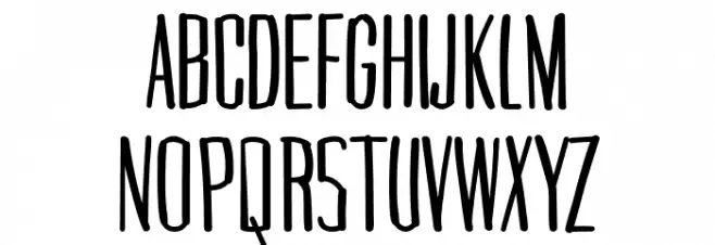 Cogswell Condensed Fonte MAIÚSCULAS