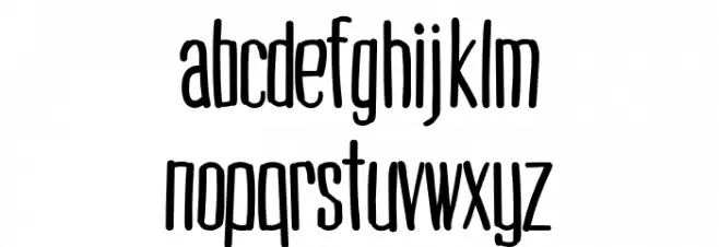 Cogswell Condensed फ़ॉन्ट लोअरकेस