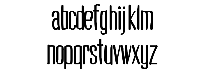 Cogswell Condensed Шрифта строчной