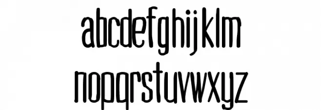 Cogswell Condensed Шрифта строчной
