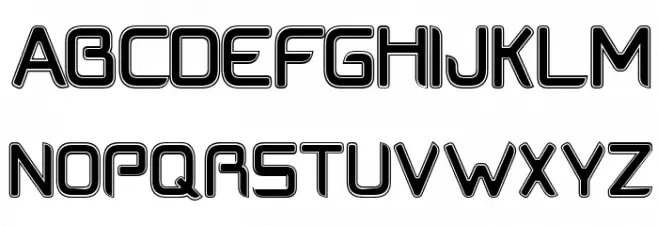 Cogtan College Schriftart Groß
