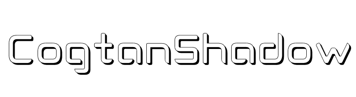 CogtanShadow  les polices de caractères gratuit tlcharger