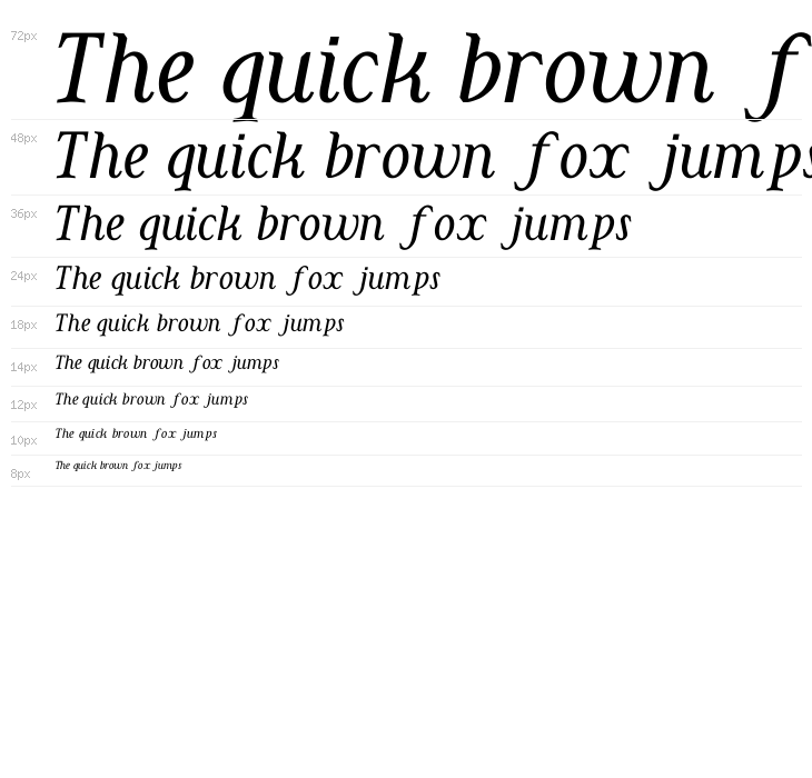 Cohaerentia Italic Waterfall