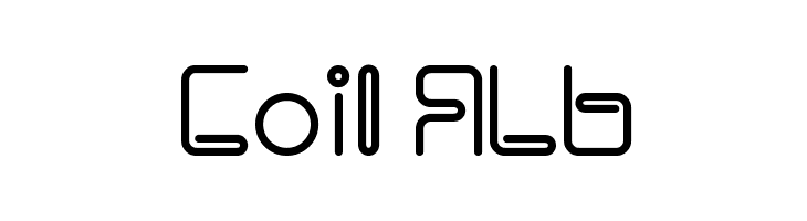Coil ALb  フリーフォントのダウンロード