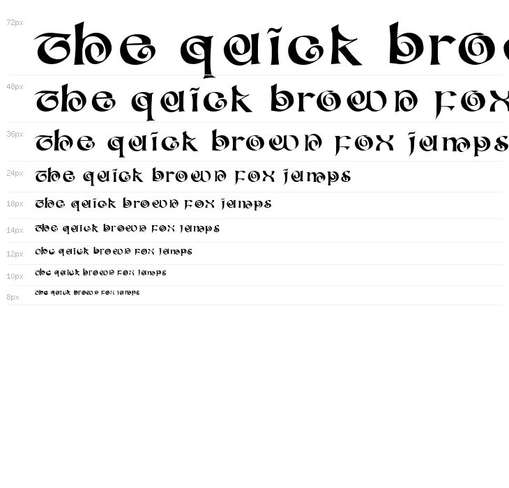 CoiledUncial Waterfall