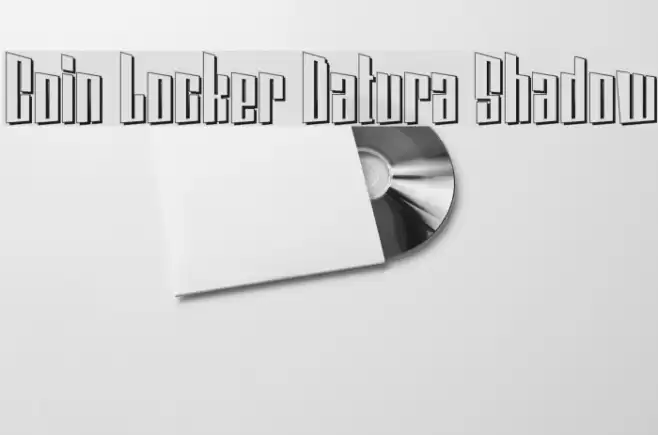 Coin Locker Datura Shadow Font examples