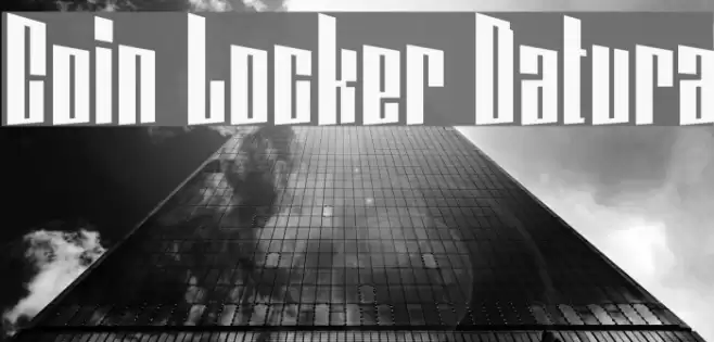 Coin Locker Datura Font examples
