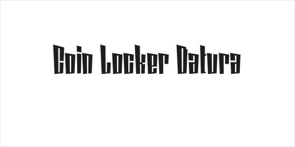 Coin Locker Datura Logo