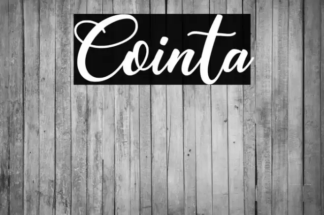 Cointa Font examples