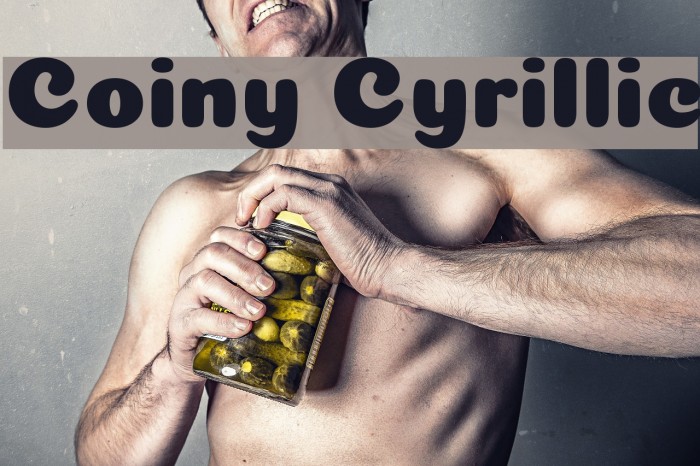Coiny Cyrillic Font examples
