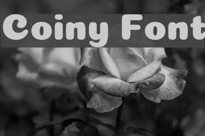 Coiny Font examples