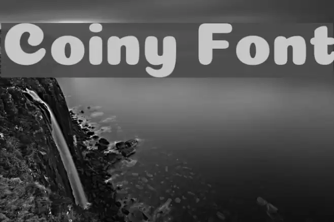 Coiny Font examples
